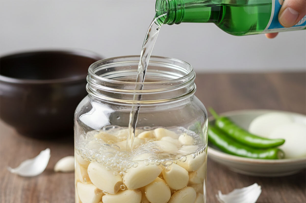 마늘에 소주 한 컵 부어 ‘뚝딱’…식탁 위 ‘만능 반찬’으로 변신 [FOOD+]