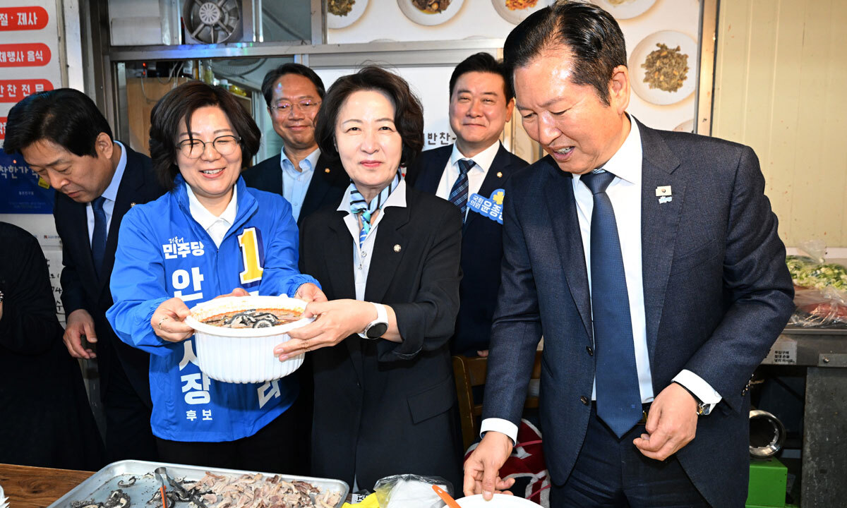 정청래 “추미애, 마음속 큰 영웅”… 경기도 ‘굳히기’ [6·3 지방선거]