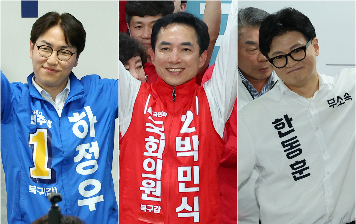 하정우·한동훈 오차 범위내 접전… 보수 단일화는커녕 갈등만 고조 [6·3 지방선거]