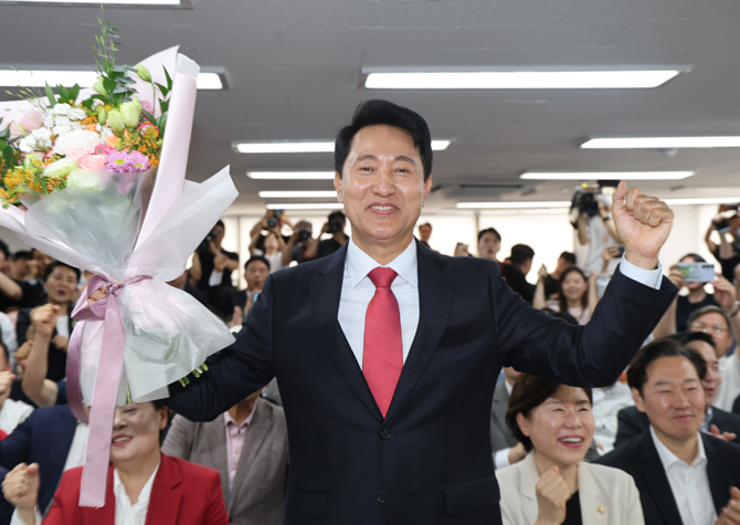 ‘첫 5선 서울시장’ 오세훈, 초접전 끝 역